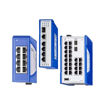 Switche niezarządzalne na szynę DIN